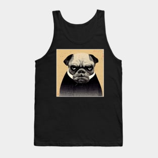 The pug father king pin pup Tank Top